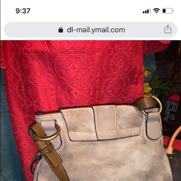 Chloe Lexa Motty Grey Shoulder Bag - Picture 5 of 8